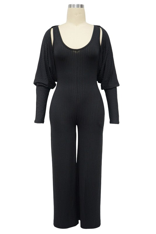 WOMEN TWO PIECE JUMPSUIT SET