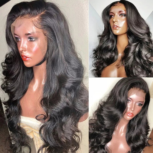 Body Wave 13x4/13x6 Lace Front Human Hair Wigs PrePlucked Brazilian Closure Wig with Baby Hair Remy 360 Lace Frontal Wigs