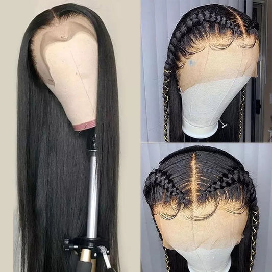 13x6/13x4 HD Lace Front Human Hair Wigs Brazilian Glueless 360 Frontal Wig Straight 4×4 /6x6 Lace Closure Wigs with Baby Hair