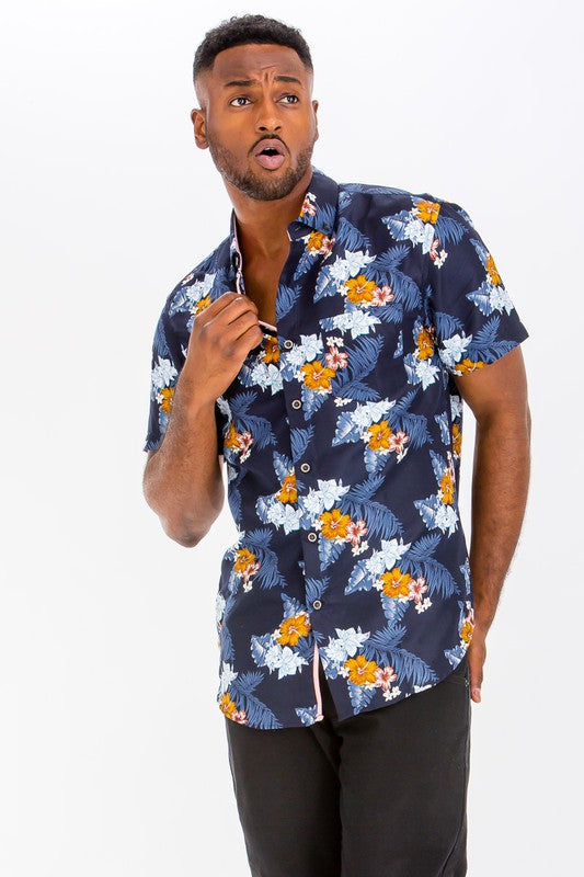 PRINT HAWAIIAN SHIRT