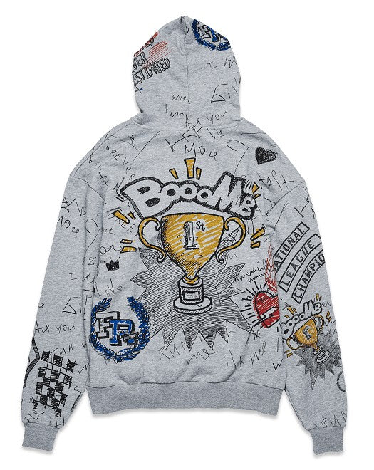 ALLOVER DOODLING HOODIE