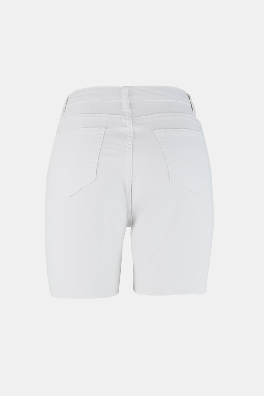 Full Size Run Distressed Button Fly Denim Shorts