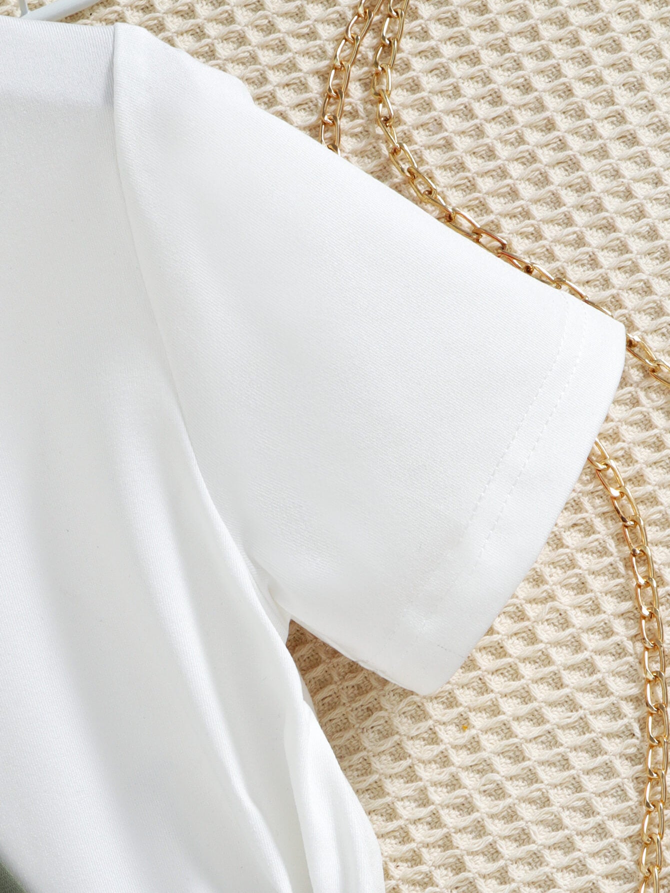 Girls Contrast Decorative Button Belted Dress