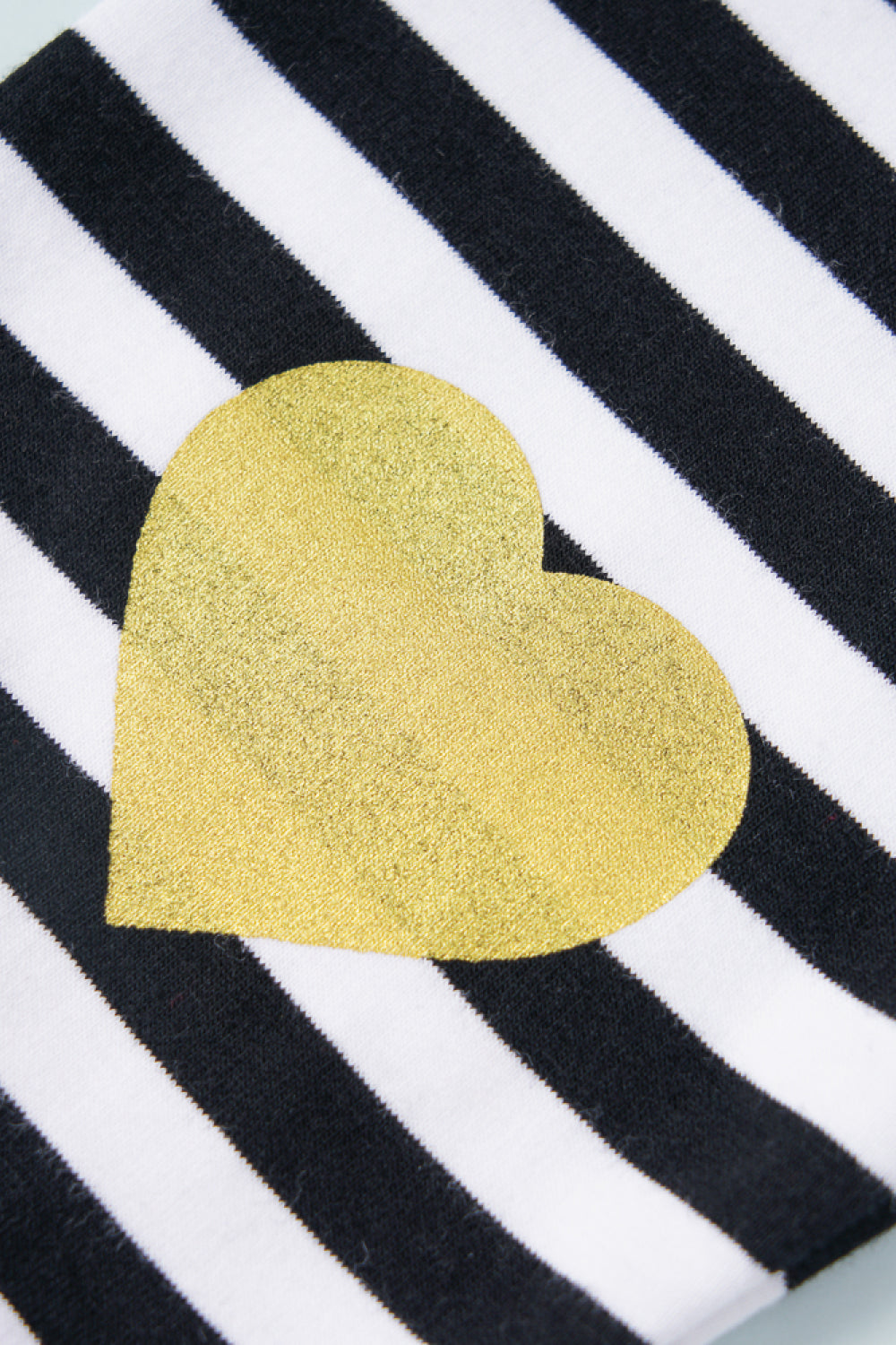 Baby Girls Graphic Bodysuit and Striped Pants Set with Bow