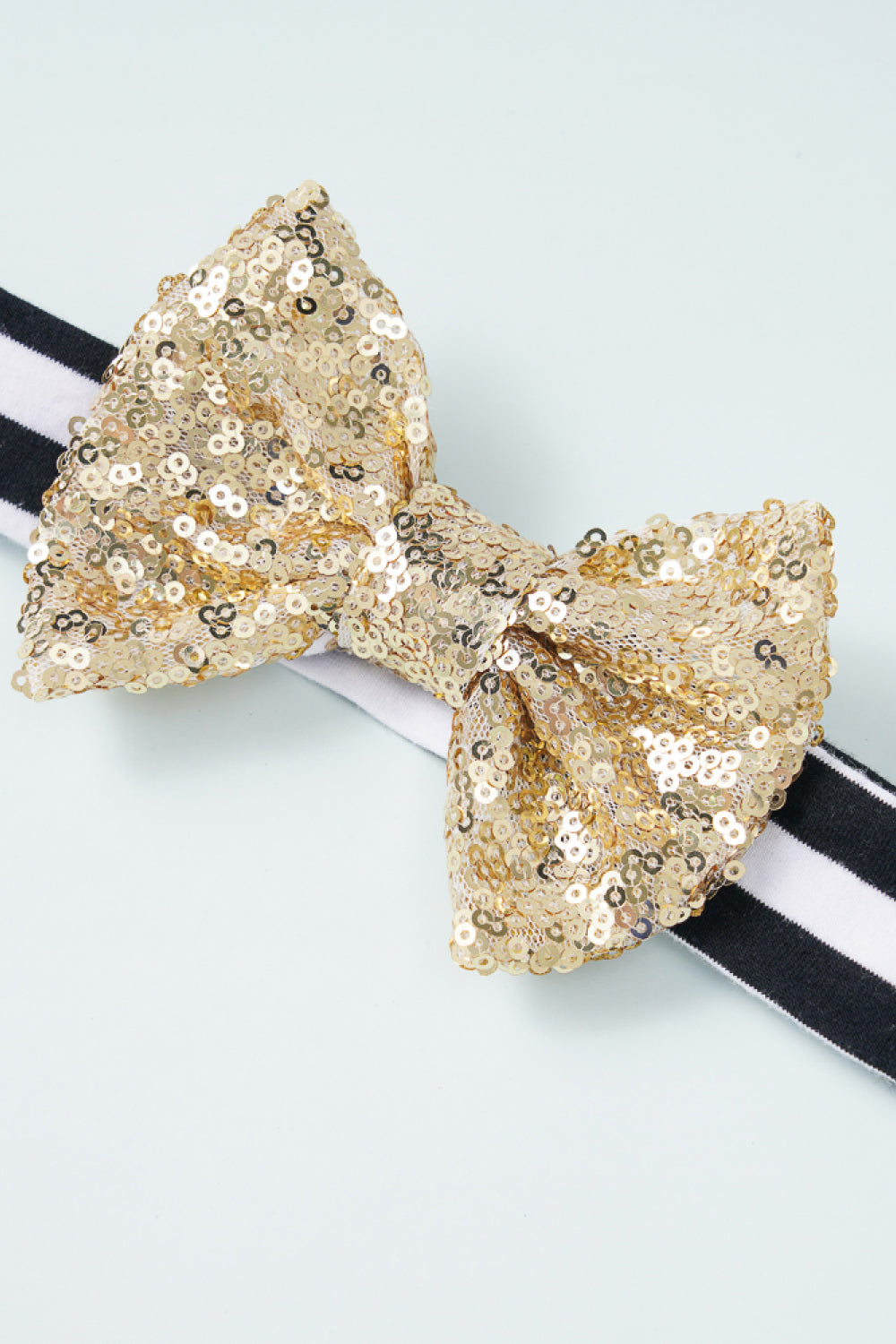 Baby Girls Graphic Bodysuit and Striped Pants Set with Bow