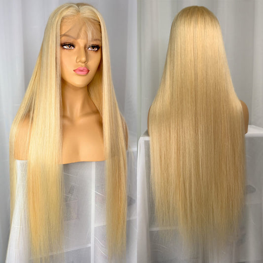 13x6  blonde wig  180%