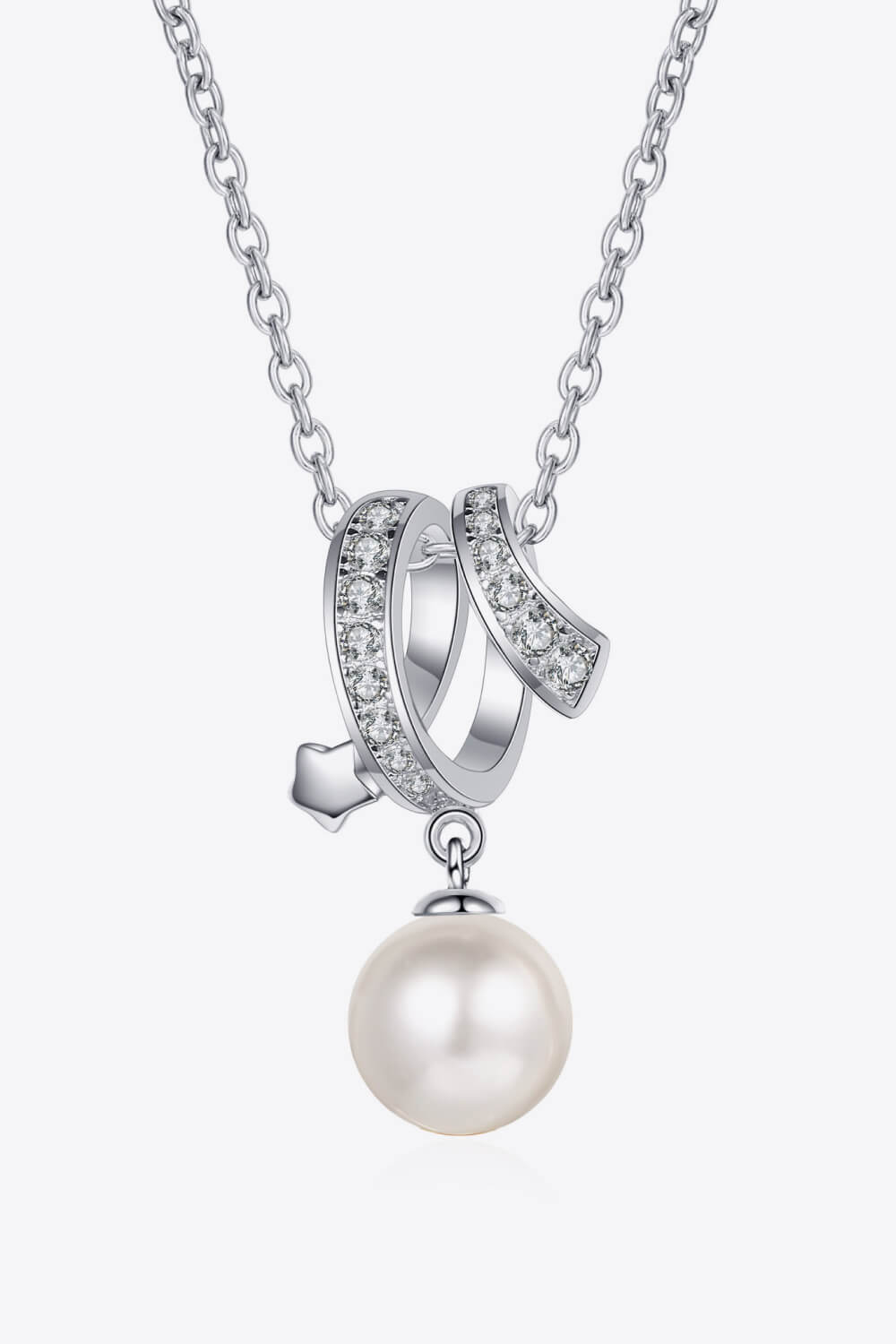 Give You A Chance Pearl Pendant Chain Necklace