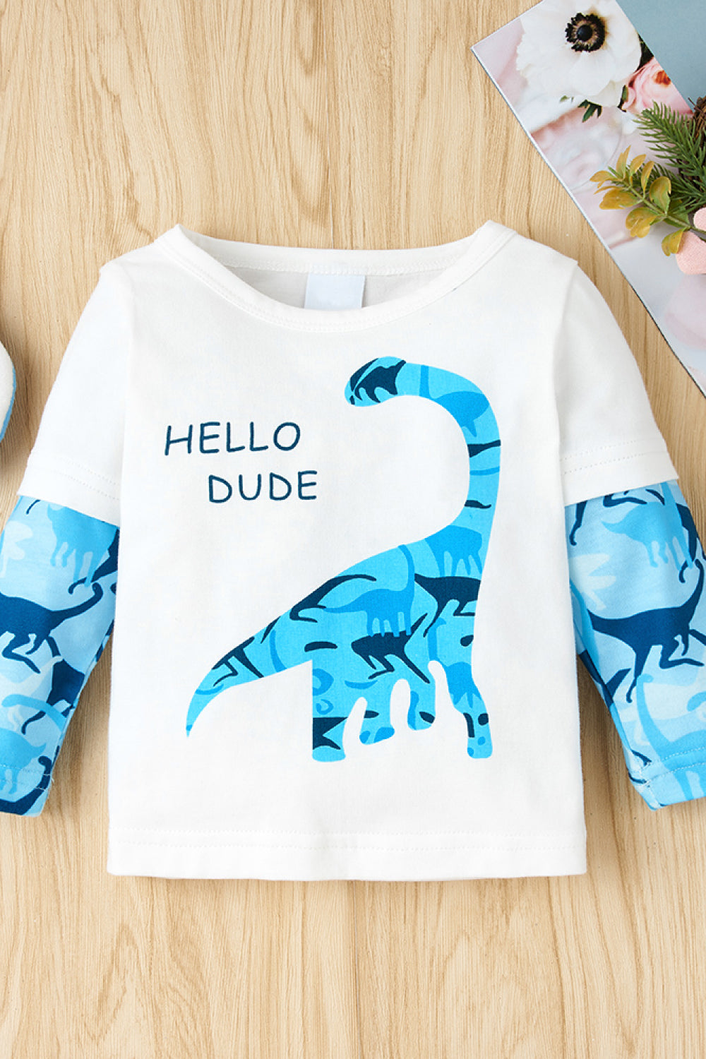 Boys Dinosaur T-Shirt and Pants Set