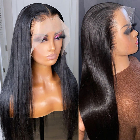 Hd Lace Frontal Wig 360 Hd Full Lace Wig Human Hair Wigs For Women Pre Plucked With Baby Hair 13x4 Straight Lace Front Wig